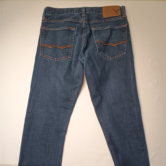 Men's American Eagle Jeans Size 29/30 Slim Leg Medium Wash - Picture 2 of 9